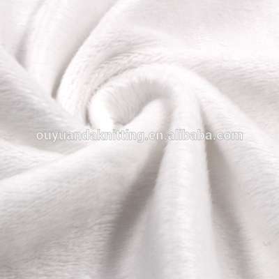 100% Polyester Super Soft Fleece Velboa 200gsm Crystal Velvet Fabric for Neck Pillow/Fluffy Toys/Bedding Set